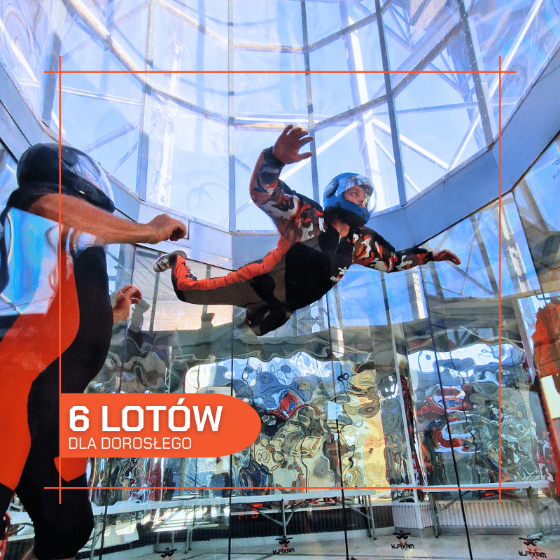 Starter dla dorosłego - 6 lotów dla 1 osoby Maxfly