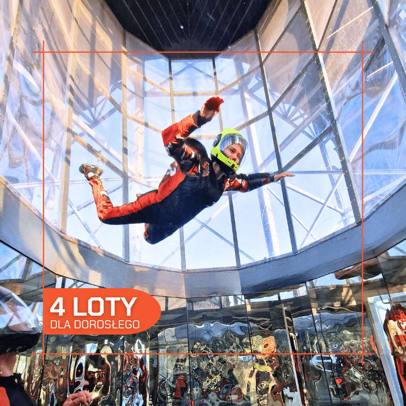 Starter dla dorosłego - 4 loty w Tunelu Maxfly