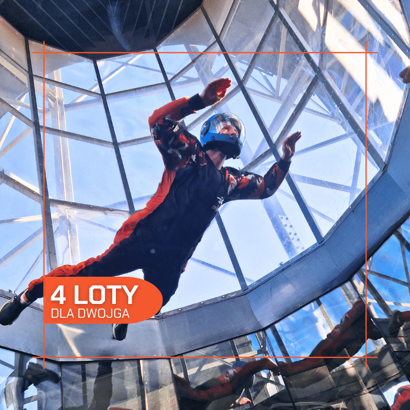 Starter dla dwojga - 4 loty w Tunelu Maxfly