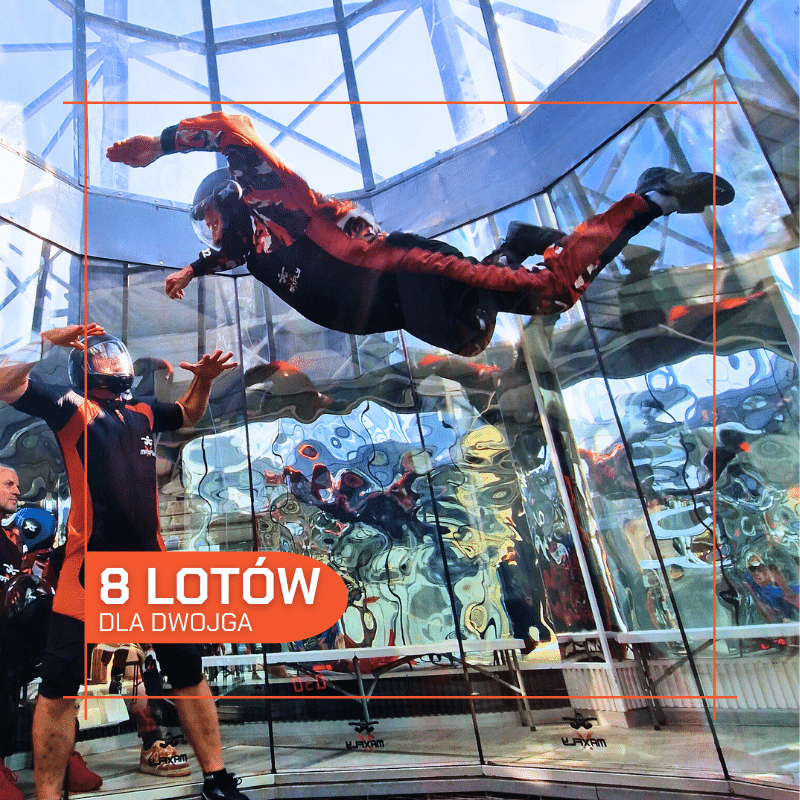 Starter dla dwojga - 8 lotów w Tunelu Maxfly