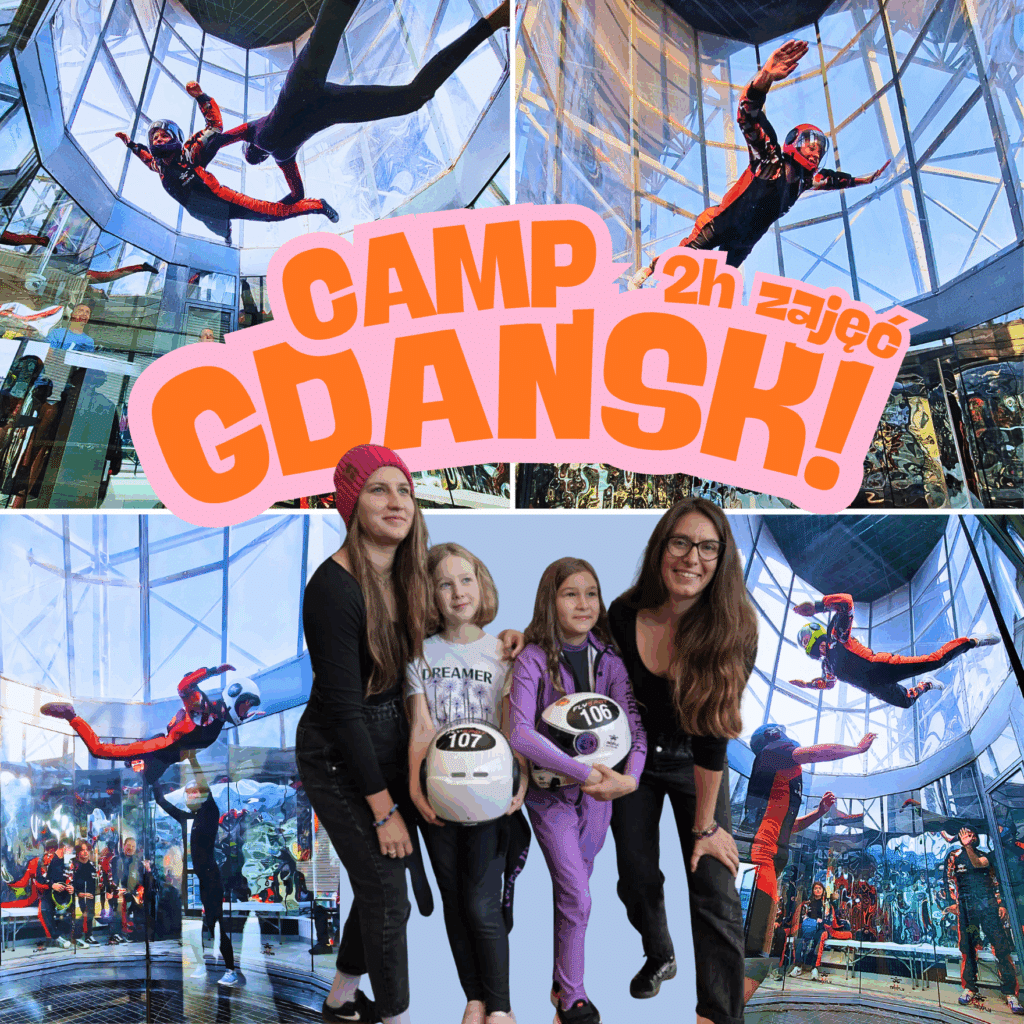 Pakiet Camp GDAŃSK -  2h DZIECIĘCE ZAJĘCIA LATANIA